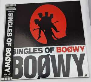  bow iBOOWY Himuro Kyosuke Hotei Tomoyasu SINGLES OF BOOWY LD, с лентой прекрасный товар 