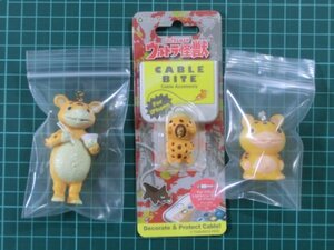 怪獣ブースカ　新品ケーブルバイト＆中古HGシリーズフィギュア/指人形