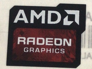 # new goods * unused #10 pieces set [AMD RADEON] emblem seal [20*16.] free shipping * pursuit service attaching *P230