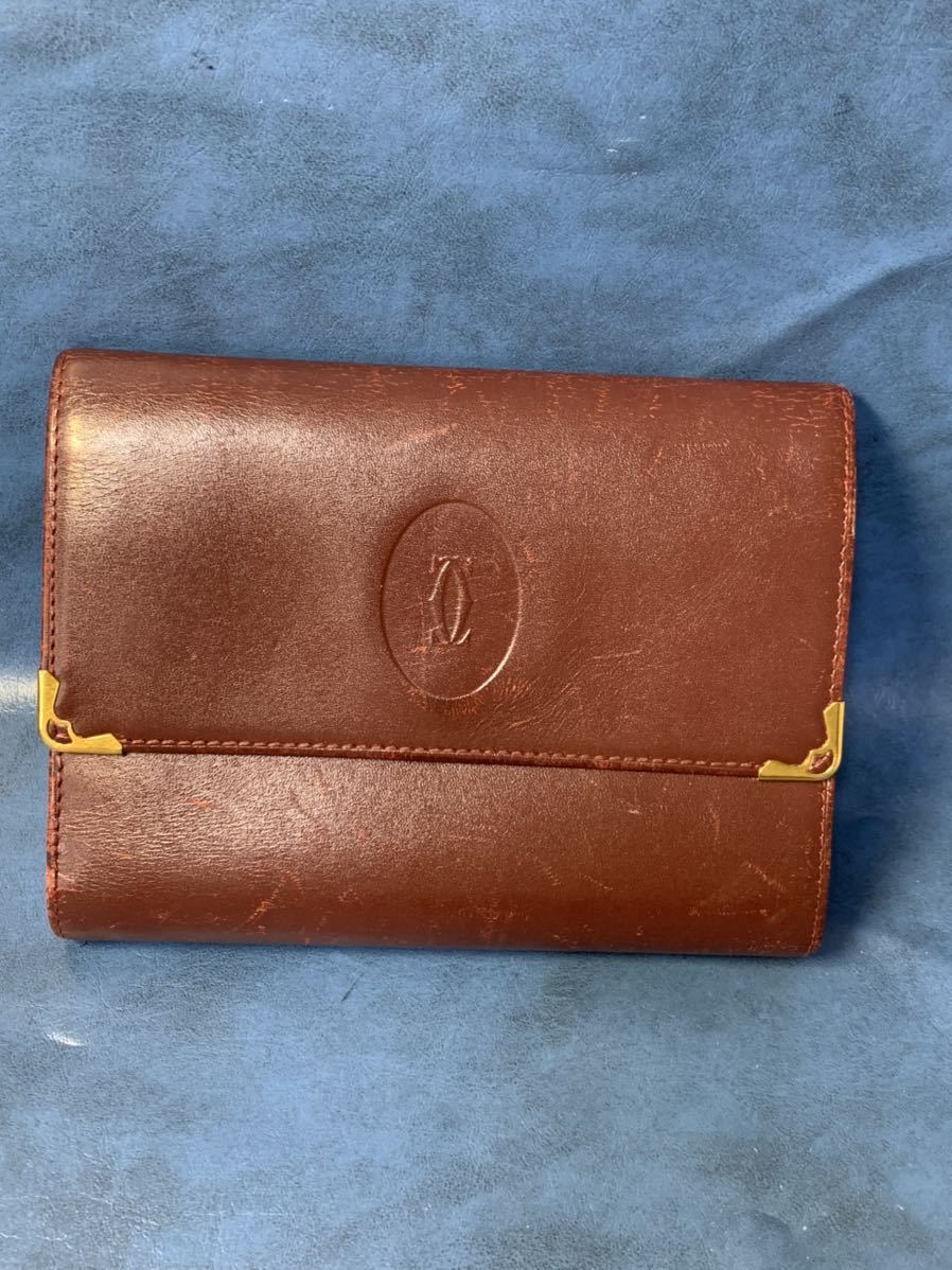 ヤフオク! -カルティエ 財布 三つ折りの中古品・新品・未使用品一覧