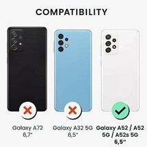 kwmobile 対応: Samsung Galaxy A52 / A52 5G / A52s 5G ケース - TPU シリコン_画像6