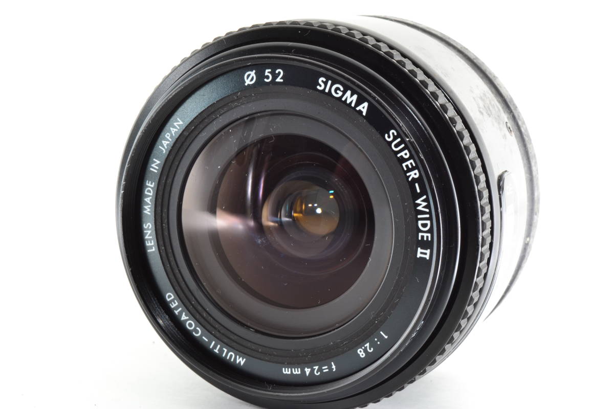 Sigma Sigma Super-Wide II 24mm F2.8 Multi-Coated Lens For Olympus OM Mount 