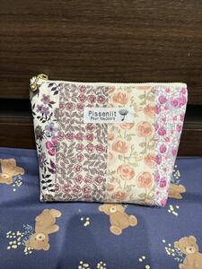  hand made * Liberty tana loan cloth use / patchwork pouch / pink series 