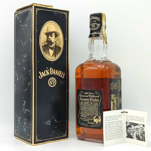 【全国送料無料】JACK DANIEL'S OLD TIME OLD No.7 BRAND Tennessee WHISKEY　45度　4/5QUART＝757ml【ジャックダニエル】