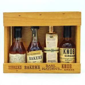 【全国送料無料】HAND BOTTLED BOURBONS OF TRUE DISTINCTION 各50ml【ブッカーズ 8年 BOOKER'S BAKER'S BASIL HAYDEN'S KNOB CREEK】