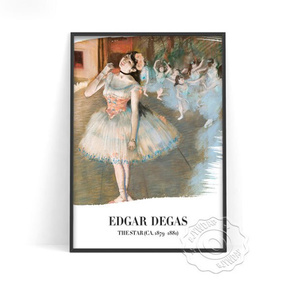 G2094 エドガー・ドガ Edgar Degas キャンバスアートポスター 50×70cm インテリア アート 雑貨 海外製 枠なし M