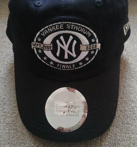 2008年9月21日 旧ヤンキースタジアム ファイナルキャップ 野球帽子 Yankees New Era ニューエラ