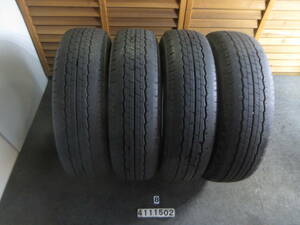 ②★夏★195/80R15 107/105L LT DUNLOP SP175N 4本セット★ハイエース キャラバン