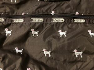  Le Sportsac LeSportsac poodle embroidery shoulder bag 