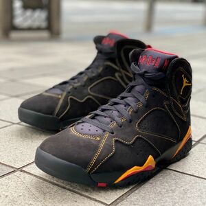 誕生30周年 待望の初復刻 【us10.5】 NIKE ナイキ AIR JORDAN7 RETRO エアジョーダン7 レトロ AJ7 黒 シトラス 正規品 28.5cm (AJ66)