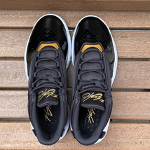 ビジブルMaxAirユニット搭載 【us11】 NIKE ナイキ JORDAN BRAND ジョーダンブランド MAX AURA4 マックスオーラ4 黒 ゴールド 29cm (AJ67)_画像8