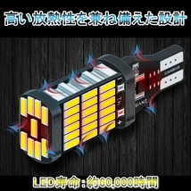 ハイマウントストップランプ LED T16 アコード ワゴン CE1 H6.3～H9.9 ホンダ レッド 2個セット_画像3
