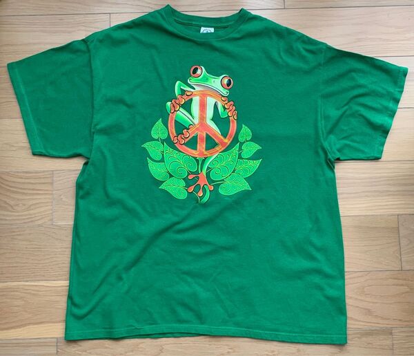 海外古着 DELTA PRO WEIGHT カエル Tシャツ