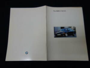 [Y1000 prompt decision ]BMW 3 series sedan E36 type 318i / 320i / 325i Japanese edition main catalog / 1994 year [ at that time thing ]