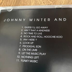 【輸入盤 Johnny winter＆／ジョニーウインター AND アンド 輸入盤 激レア 廃盤 ブルース 名盤CD 送料230円で4枚まで同梱発送可能の画像5