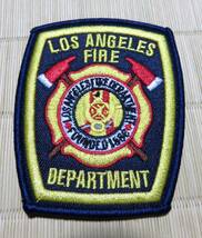 黒紺黄　赤斧◆新品LA　Los Angeles Fire Department California CA LAFD　ロサンゼルス　消防　刺繍ワッペン　激渋◎洋服・衣類・衣服D_画像5