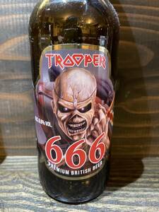 IRON MAIDEN Trooper 666 Beer アイアン・メイデン　ビール　空瓶