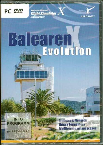 新品 Balearic Islands X Evolution (FSX/FSX:SE) バレアレス諸島 アドオンソフト