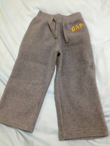 ■ＧＡＰ■新品■90■暖かなフリースパンツ■部屋着■グレー■1-１