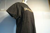 DOUBLE STEAL ダブルスティール Tシャツ ブラック M ロゴ黒 ゴールド ストリートブランド_画像3