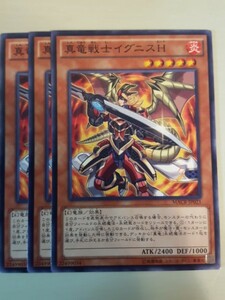 遊戯王 真竜戦士イグニスＨ 三枚 数量2