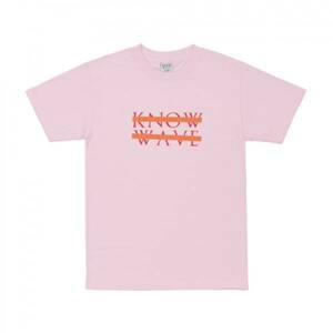 新品 KNOW WAVE Tシャツ TEE t 半袖 ピンク pink 桃 赤 RED レッド orange オレンジ ノーウェーブ ノーウェイブ Sサイズ S