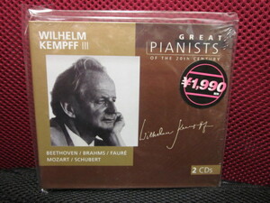 輸入盤【未開封CD】20世紀の偉大なるピアニストたちVol.57 ヴィルヘルム・ケンプ 456868-2　2枚組　管理39