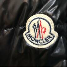 MONCLERモンクレールブラックファー付きダウン0正規品クリーニング済み_画像10