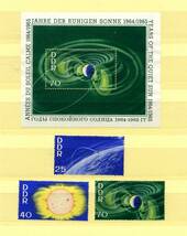 ◆東ドイツ 1964/1965　小型シート宇宙 3種完◆送料無料◆S-442_画像3