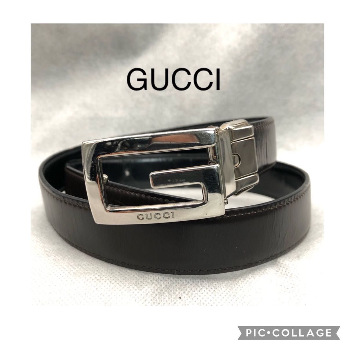 GUCCI グッチ レザーベルト 男女兼用 新品未使用 - library