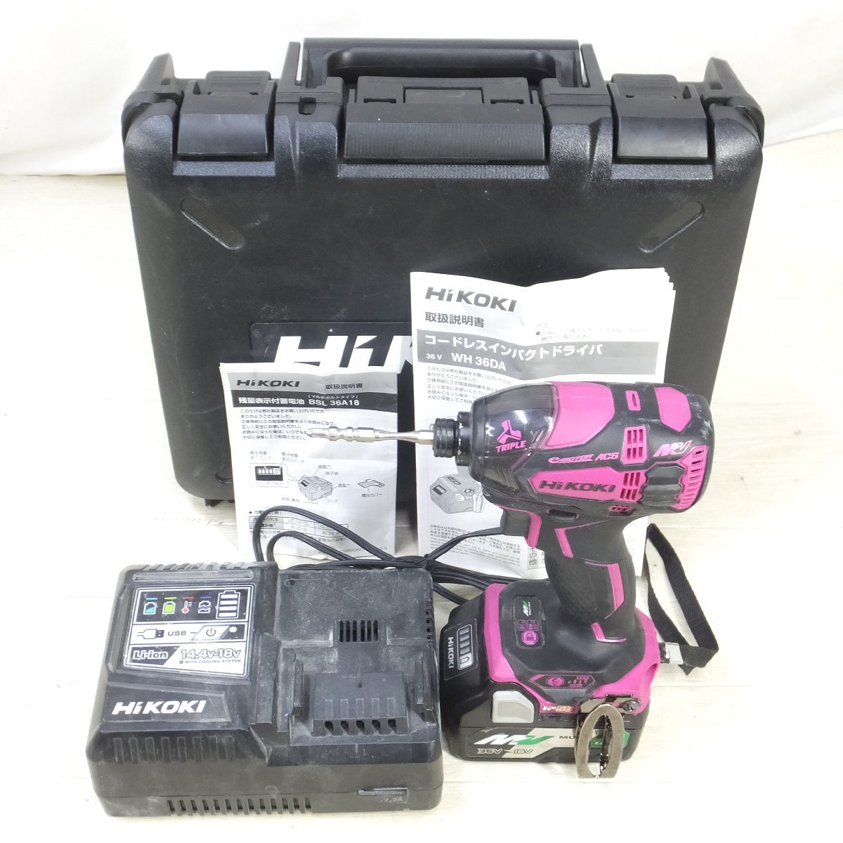 ヤフオク! -ハイコーキ 36v インパクトドライバーの中古品・新品・未 ...