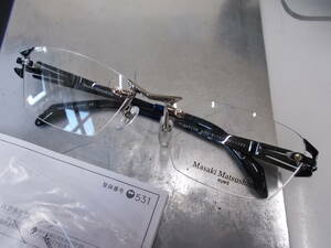 MasakiMatsushima Masaki Matsushima rim less two-point glasses frame MF-1266-3 stylish MADE IN JAPAN