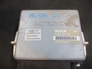 ■BMW E34 525 エンジンコンピューター 中古 0261200173 1726366 部品取あり コントロールユニット モジュール ECU ECM DME ■