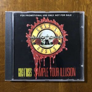 【貴重 UK PROMO CD】 GUNS N' ROSES / SAMPLE YOUR ILLUSION (WGNRD1) 検) ガンズ・アンド・ローゼズ プロモ 非売品 PROMOTION ONLY