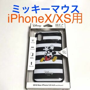 匿名送料込み iPhoneX iPhoneXS用カバー ケース イーフィット ディズニー Disney ミッキーマウス iPhone10 アイホンX アイフォーンXS/OR2