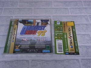 △E/425●セガ SEGA☆プロ野球グレイテストナイン’98☆GREATEST NINE 98☆セガサターン(SS)用ソフト☆中古品