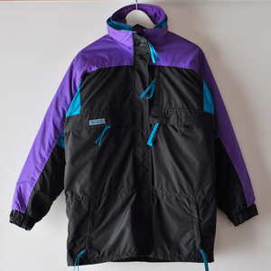 希少美品 90s Columbia GIZZMO 3way ドッキング ジャケット コート リバーシブル ブルゾン M / ヴィンテージ スキー パタゴニア モンベル