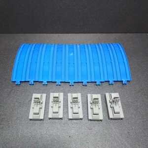 * Plarail [ mono rail for bending line rail 9ps.@* rail holder 5 piece ] bending line holder 