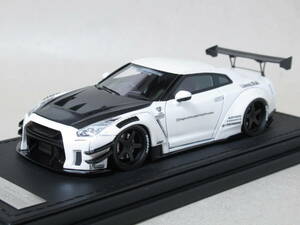 1/43 LB- Works Nissan GT-R R35 type 2 white 2553 (Ms.Kato figure attaching )