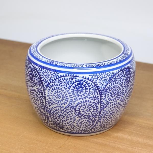 ヤフオク! -火鉢 陶器 染付の中古品・新品・未使用品一覧