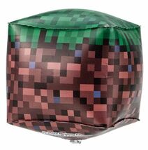 【即決】　Grass Block MINECRAFT　ビッグサイズエアーウェポン バンダイ　マイクラ　マインクラフト　ブロック_画像1