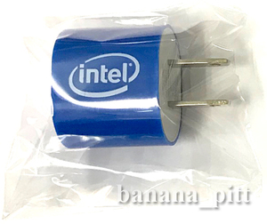  импорт из США #Intel Intel # зарядное устройство AC адаптор | главный офис внутри Mu jiam магазин ограниченная продажа товар товары # синий голубой 