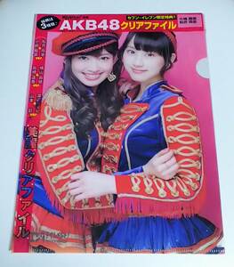 松井玲奈　小嶋陽菜　rena matsui　haruna kojima　クリアファイル　AKB48　アイドル　激かわ衣装姿　中古品　希少品　入手困難　管YF2022R