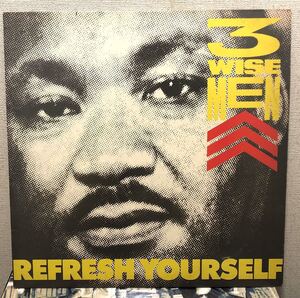 レア 倉庫出 1987 3 Wise Men / Refresh Yourself Metal Mix Original UK 12 Remix Rhythm King 80s Oldschool A.J. Jemski Danny D 絶版