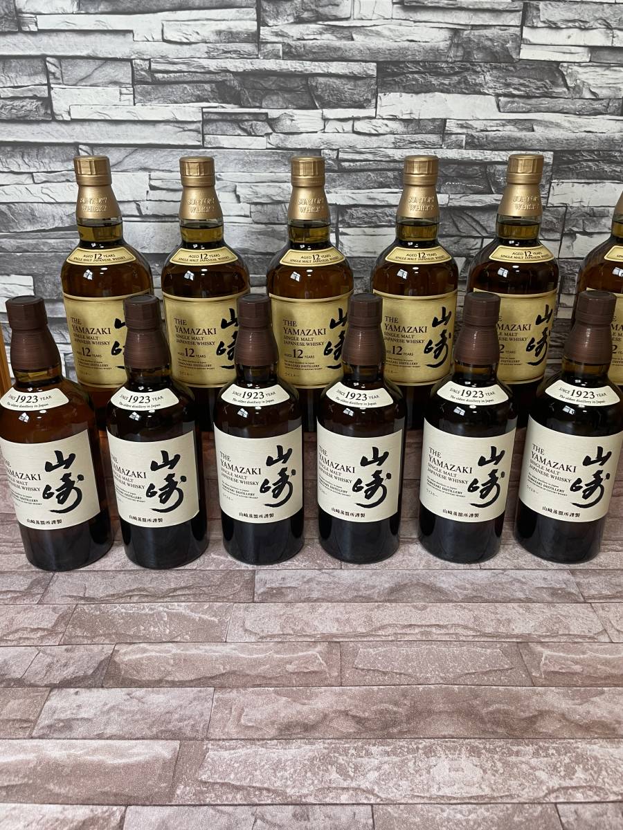 ヤフオク! -「山崎 12年 12本」(日本) (ウイスキー)の落札相場・落札価格