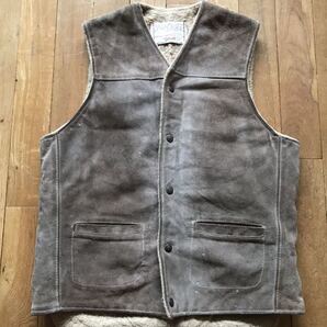 schott レザーベスト M スウェード ショット ボアベスト バイカー
