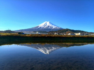 世界遺産 富士山8 写真 A4又は2L版 額付き