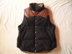 THE FOOL DOWN VEST 黒M(CELT&COBRA ロストコントロール)