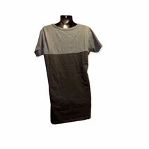 ロングTシャツ　ブラック×グレー　Mサイズ　新品未使用_画像2