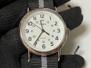  Timex TIMEX WEEKENDER we kenda- wristwatch nylon belt TW2P72200 exhibition unused goods 